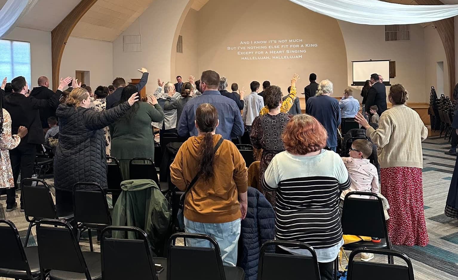 Worship service at Jesus Church of Brookings